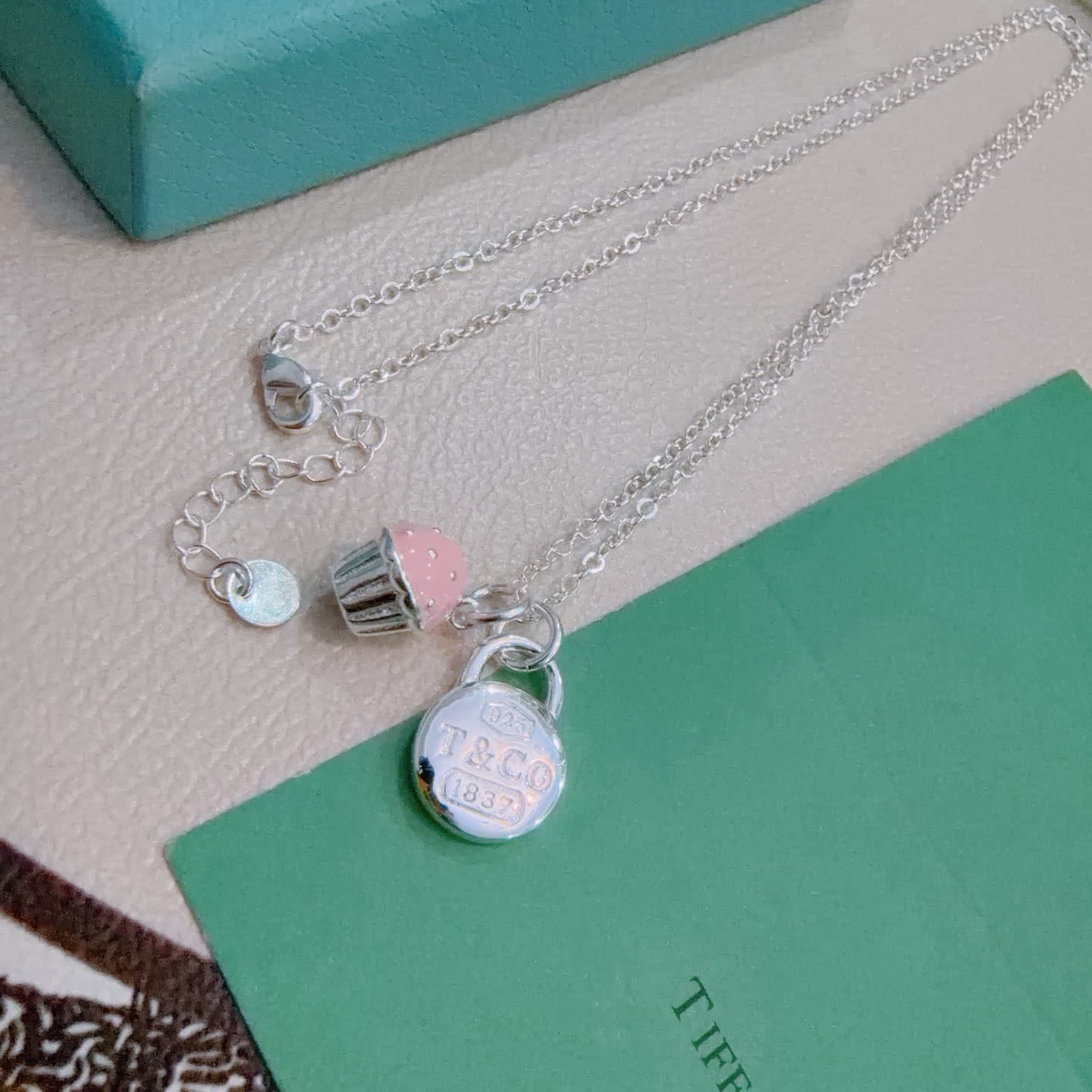 Tiffany & Co. Lock Charm Necklace